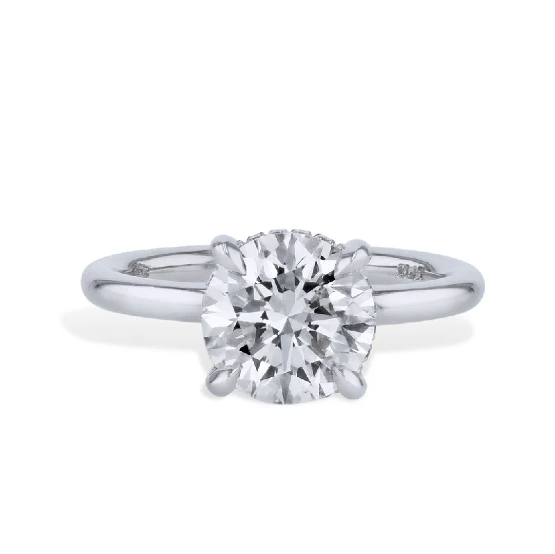 2.50 Carat Diamond Platinum Engagement Ring