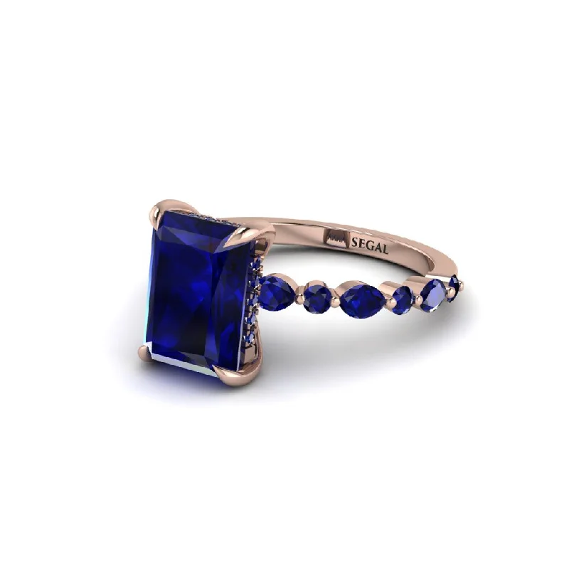 Radiant-Cut Sapphire Eternal Radiance Engagement Ring - Skye No. 74