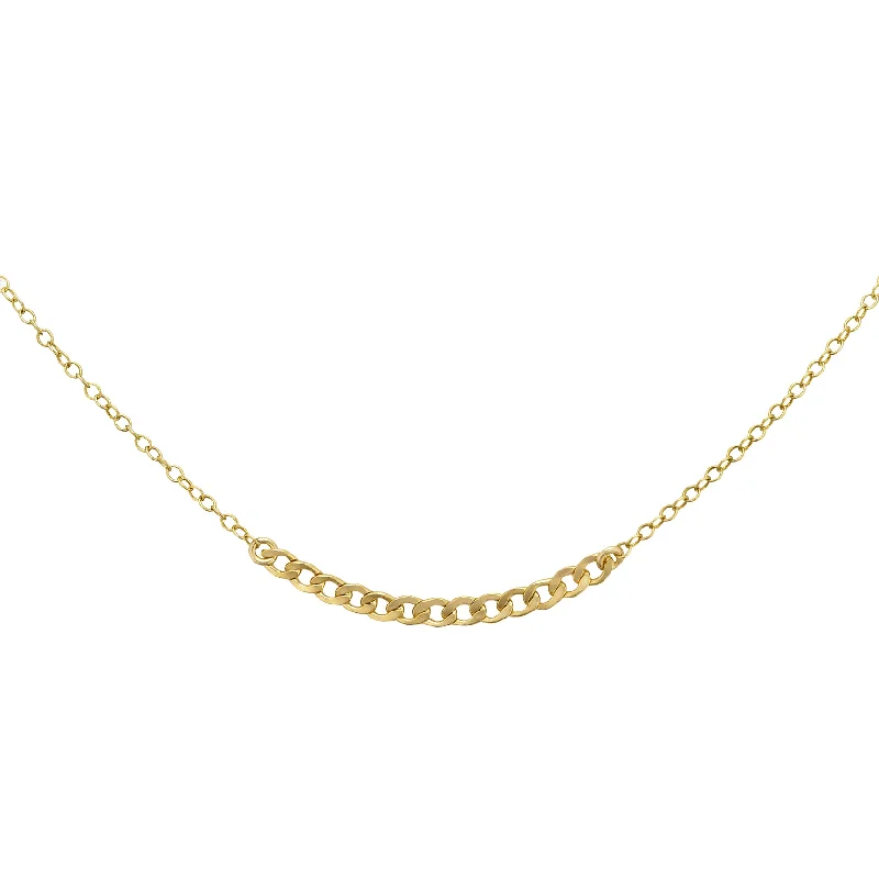 Curb Chain Segment Necklace