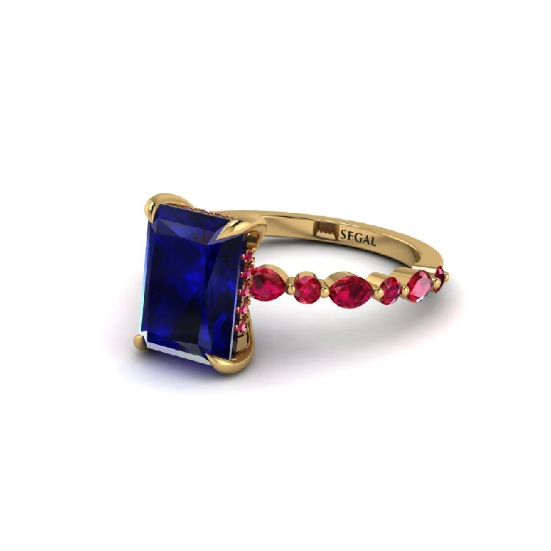 Radiant-Cut Sapphire Eternal Radiance Engagement Ring - Skye No. 58