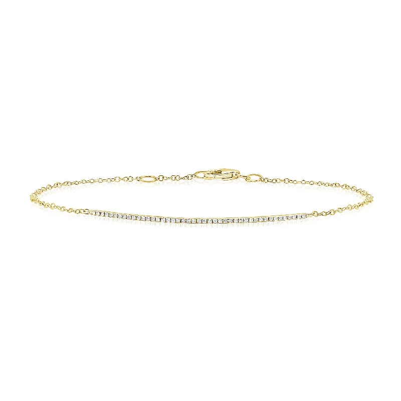 Classic Diamond Chain Bracelet