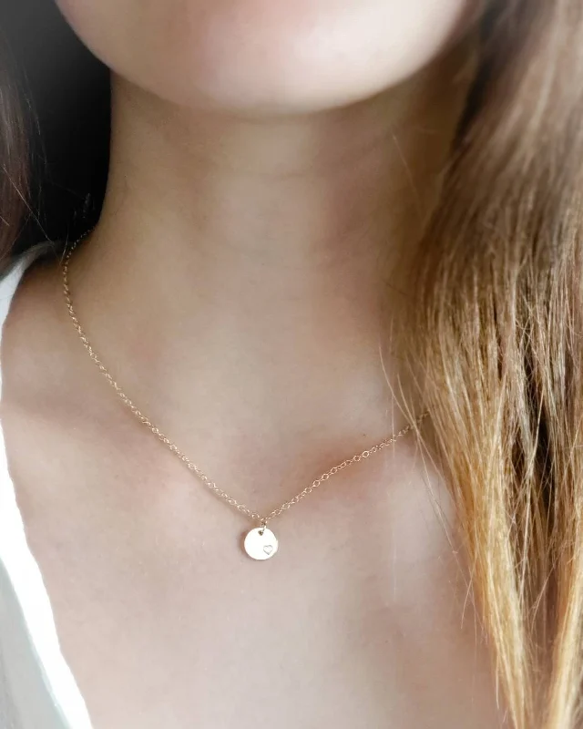 Dainty Initial Necklace