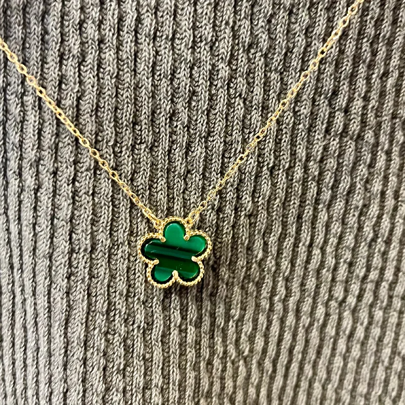 Lucky One Simple Clover Pendant Necklace