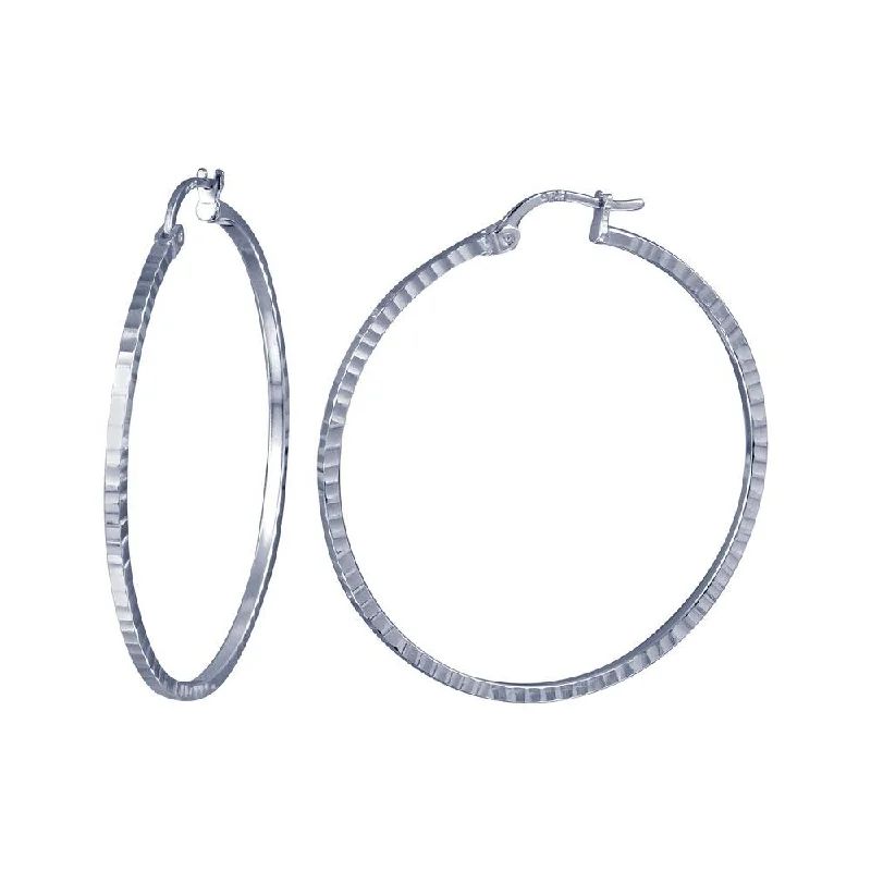 Silver 925 Round Hoop DC Earring Hoop 1.5mm - HP03-1.5