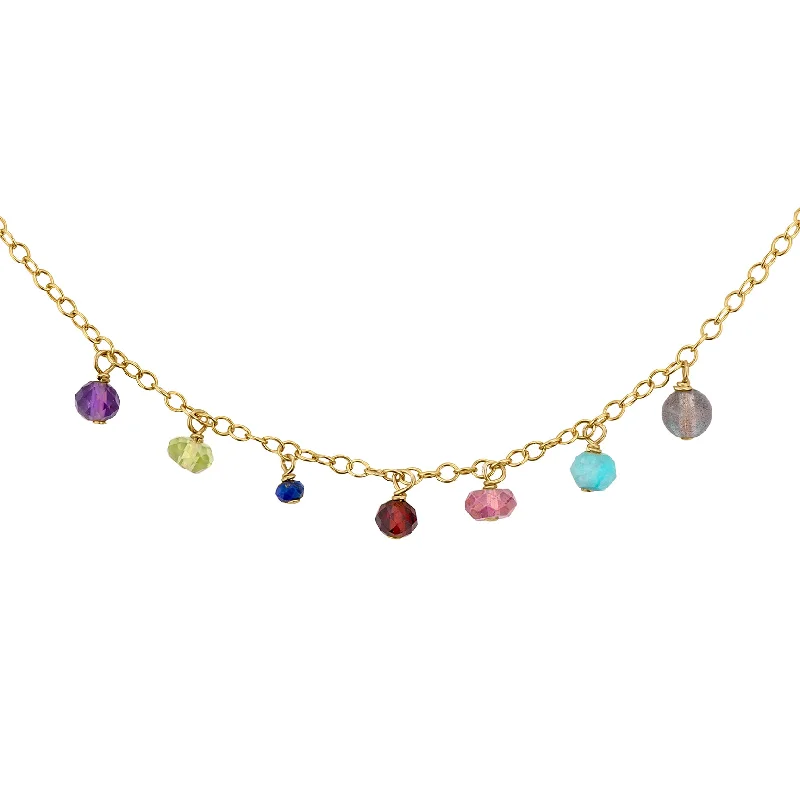 Confetti Gemstone Necklace