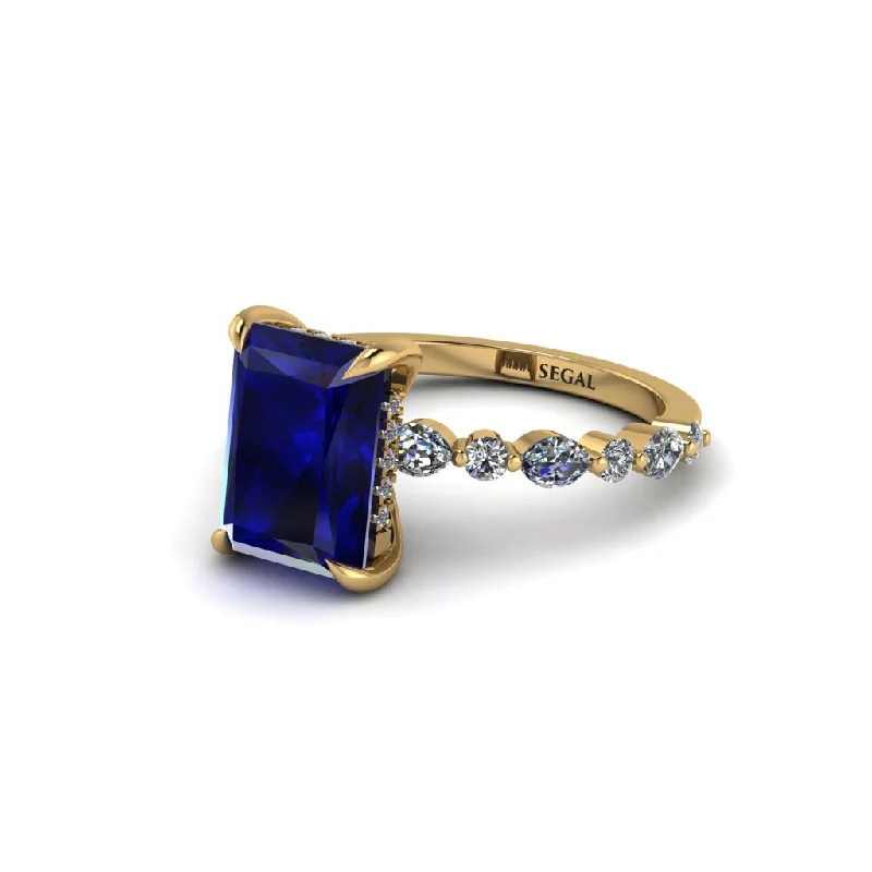 Radiant-Cut Sapphire Eternal Radiance Engagement Ring - Skye No. 13