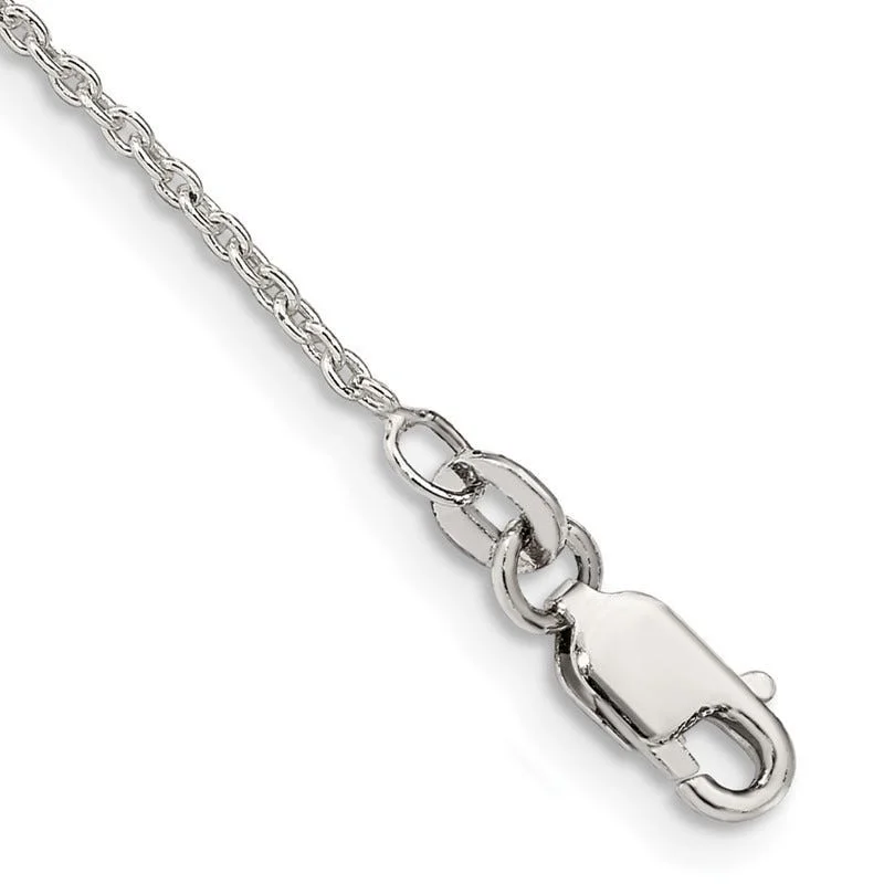 Sterling Silver 1.5mm Cable Chain Bracelet