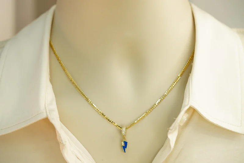 14k Ray Necklace and Pendant