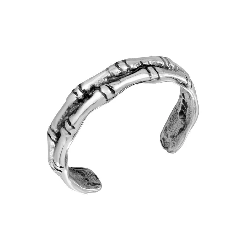 Silver 925 Bone Adjustable Toe Ring - TR236-A