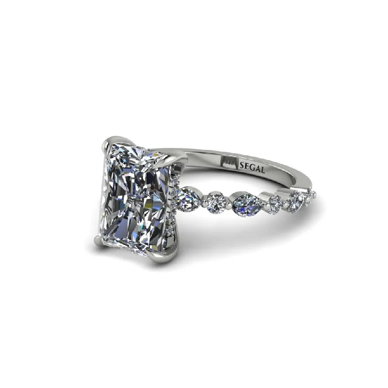 Radiant-Cut Diamond Eternal Radiance Engagement Ring - Skye No. 3