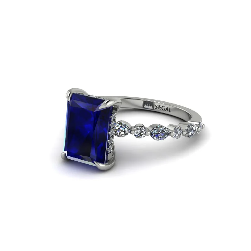 Radiant-Cut Sapphire Eternal Radiance Engagement Ring - Skye No. 15