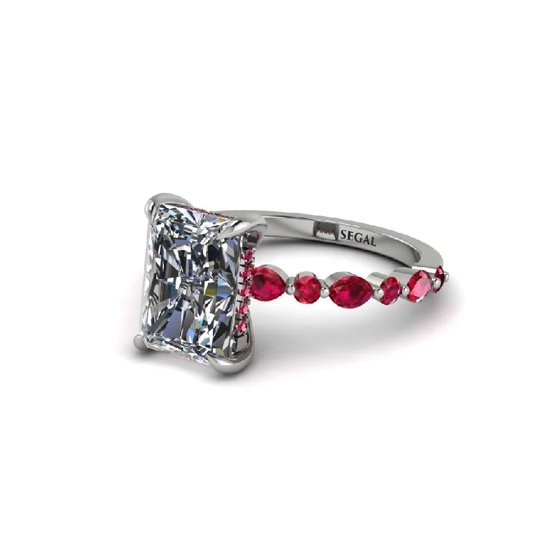 Radiant-Cut Diamond Eternal Radiance Engagement Ring - Skye No. 48