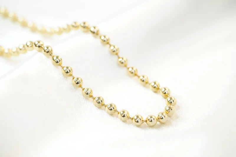 14k Balls Necklace