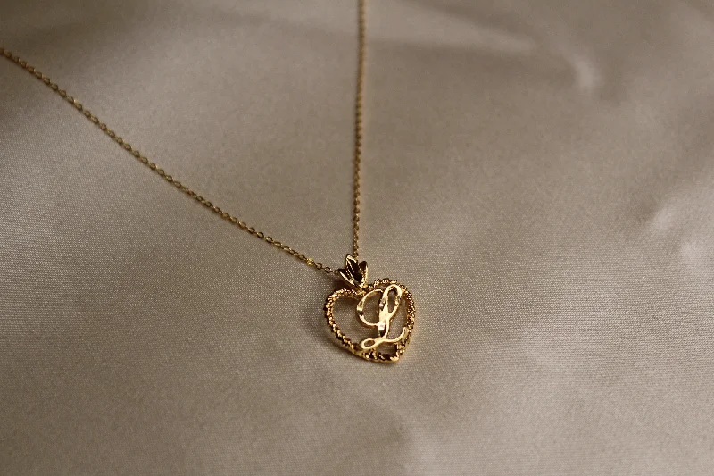 Heart Letter Necklace