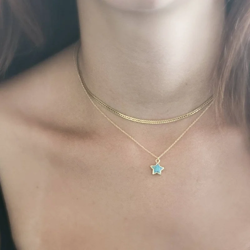 Gemstone Star Necklace