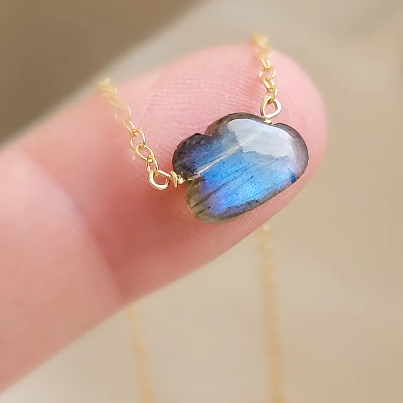 Gemstone Cloud Necklace