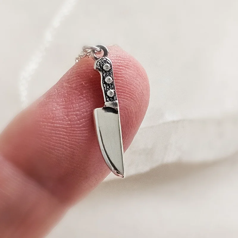 Tiny Knife Necklace